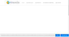 Desktop Screenshot of alliance-vie.com